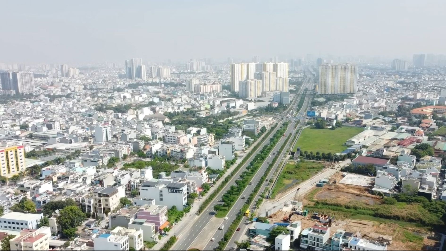 Vị trí dự án Ansana By Kita nằm trải dài trên đại lộ Võ Văn Kiệt