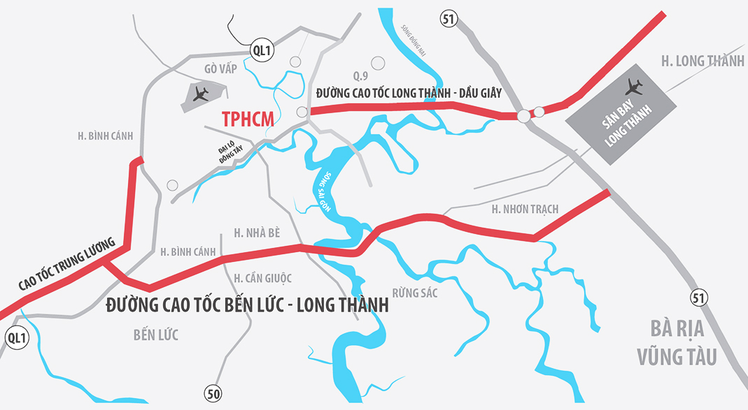 Cao tốc Bến Lức - Long Thành dự kiến thông xe toàn tuyến